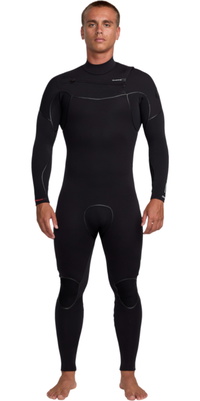 2025 Quiksilver Mens Marathon Sessions 5/4/3mm Chest Zip Wetsuit 25AW213504 - Black